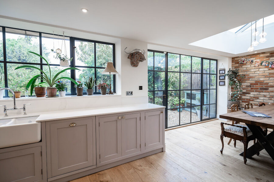 Crittall windows & Doors kitchen