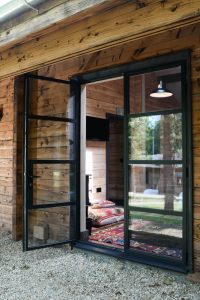 Open Crittall Door