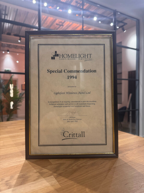 Special Commendation 1994 award