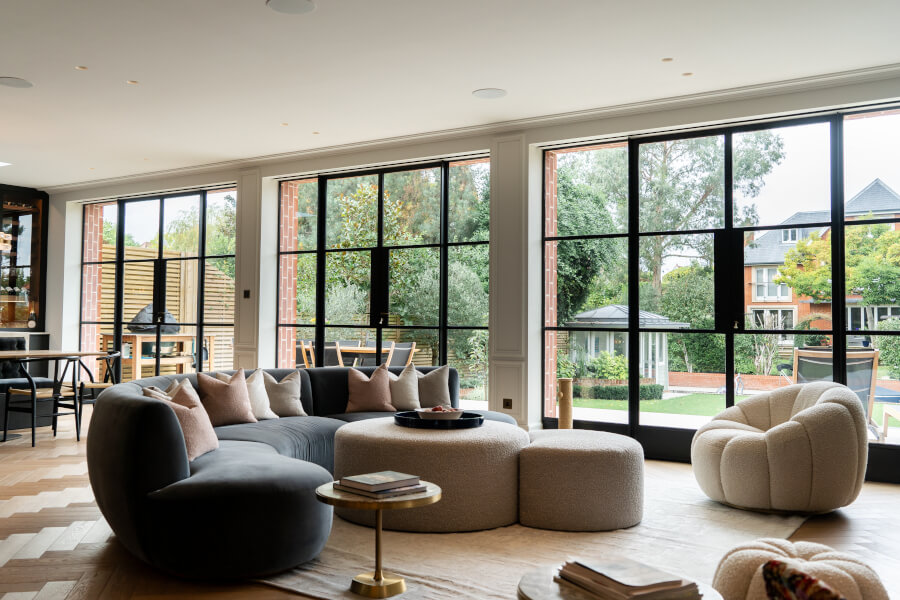 Crittall Doors living room