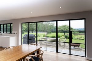 large steel doors